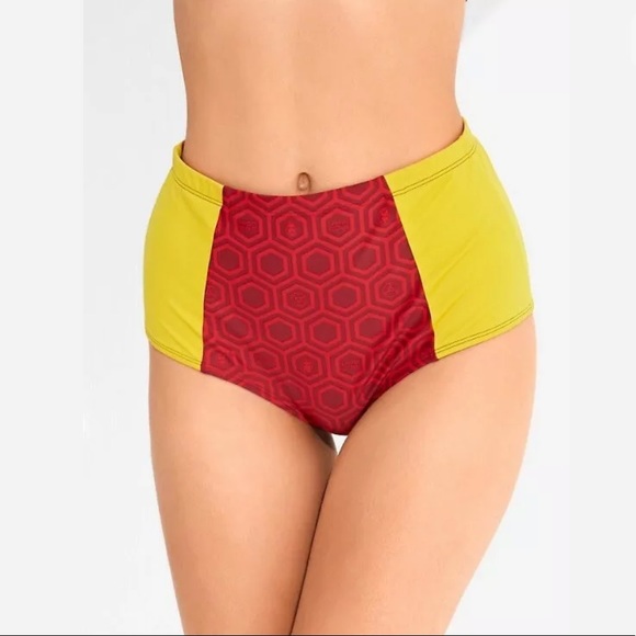 Marvel Avengers Iron Man Bikini Bathing Swim Suit - Picture 4 of 6